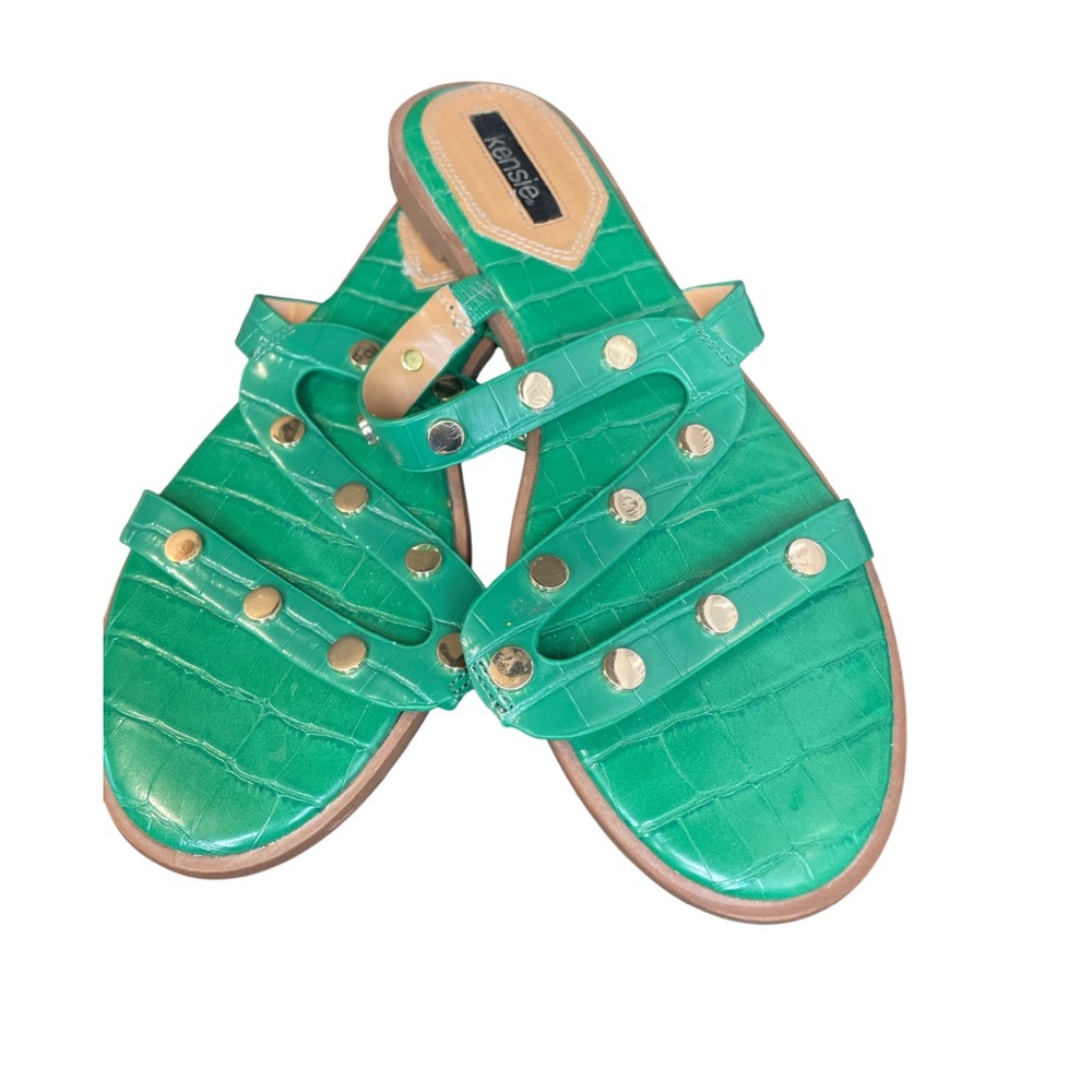 Kenzie Malania green  Strappy Sandals